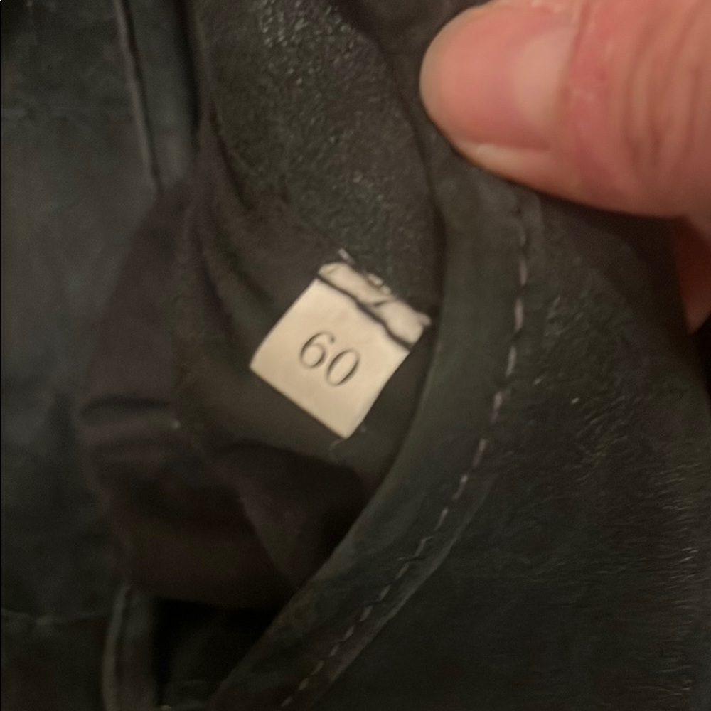 Dark Gray/ Black suede/leather Italian Jacket. - Picture 9 of 12